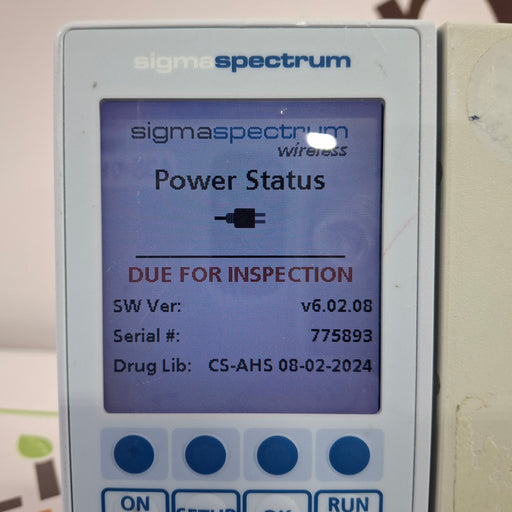 Baxter Baxter Sigma Spectrum 6.02.08 without Battery Infusion Pump Infusion Pump reLink Online