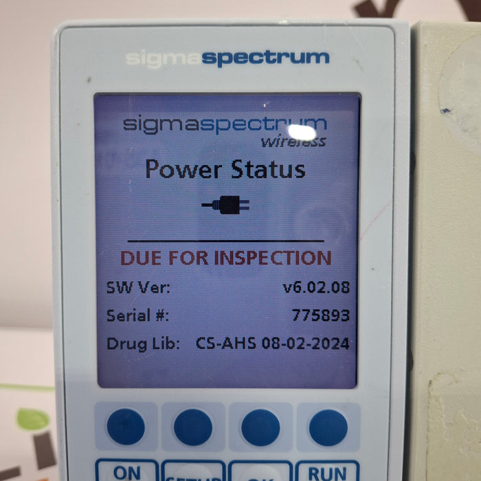 Baxter Baxter Sigma Spectrum 6.02.08 without Battery Infusion Pump Infusion Pump reLink Online