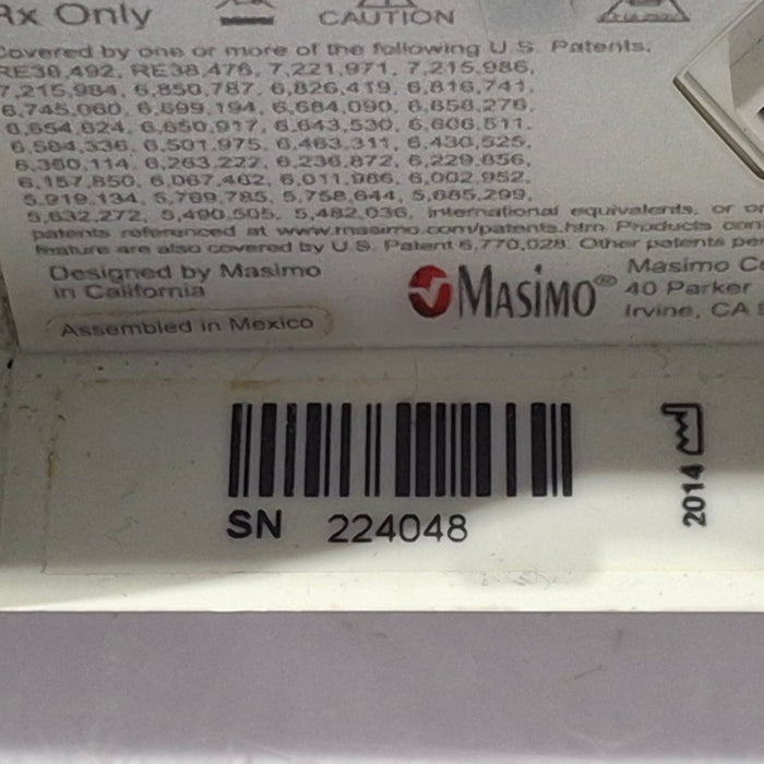 Masimo Radical 7 Pulse Oximeter w/ Base
