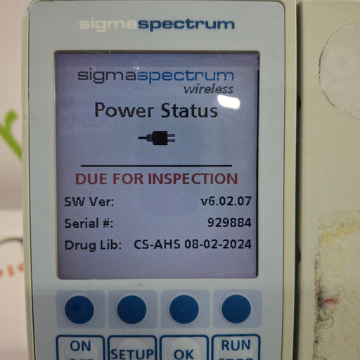 Baxter Baxter Sigma Spectrum 6.02.07 without Battery Infusion Pump Infusion Pump reLink Online