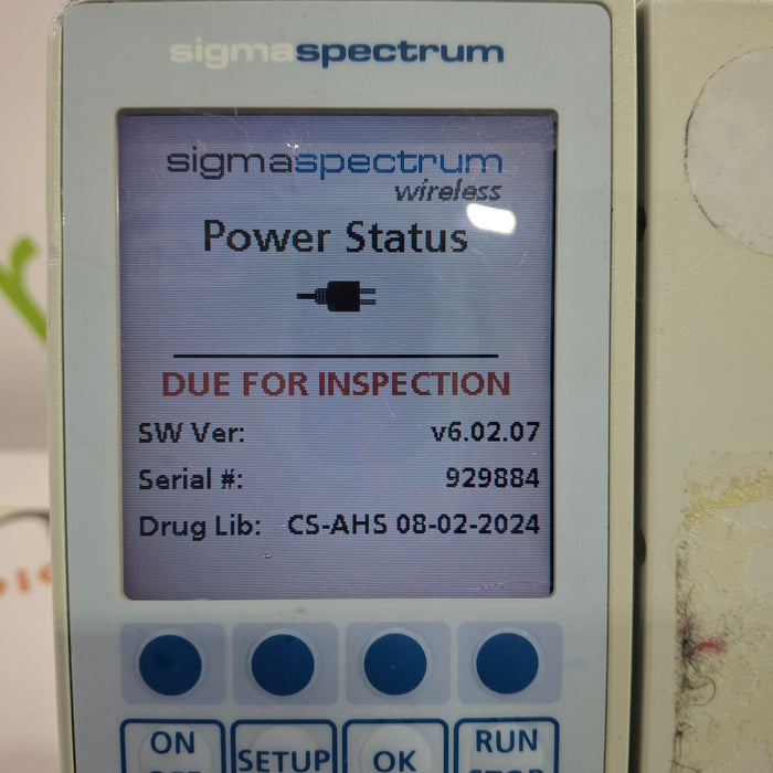 Baxter Baxter Sigma Spectrum 6.02.07 without Battery Infusion Pump Infusion Pump reLink Online