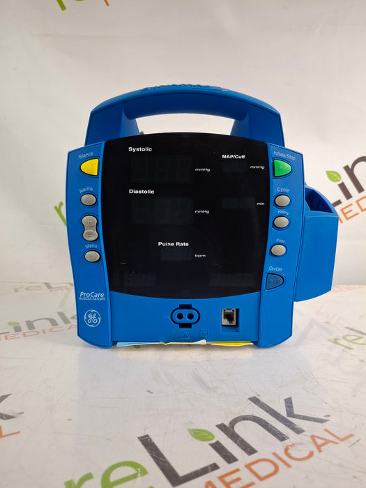 GE Healthcare GE Healthcare Dinamap ProCare 120 Vital Signs Monitor Patient Monitors reLink Online