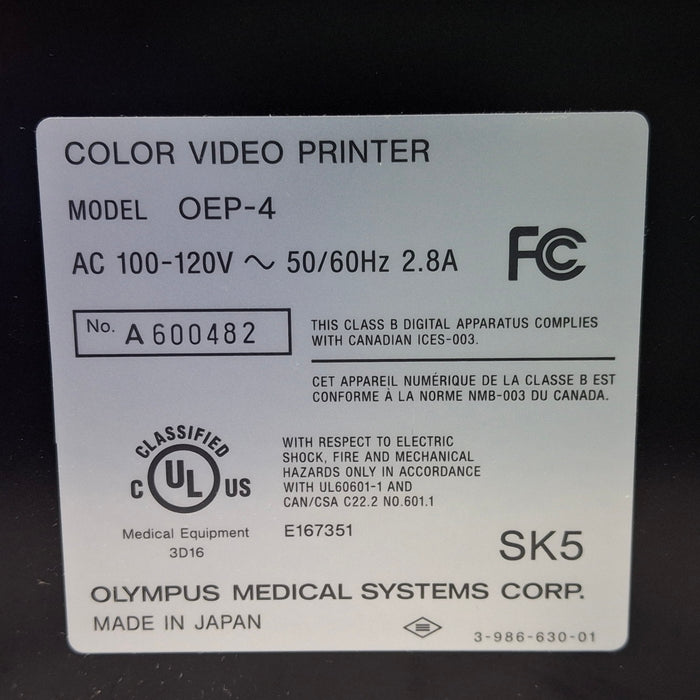 Olympus Olympus OEP-4 Color Video Printer Flexible Endoscopy reLink Online