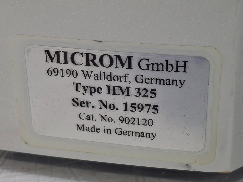 Thermo Scientific Microm HM 325 Microtome