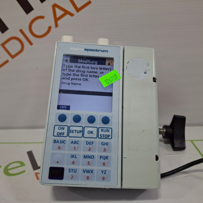 Baxter Sigma Spectrum with A/B/G/N Battery Infusion Pump