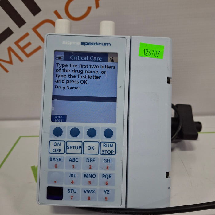 Baxter Sigma Spectrum with A/B/G/N Battery Infusion Pump