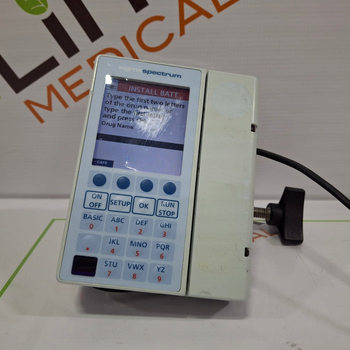 Baxter Sigma Spectrum w/Non Wireless or No Battery Infusion Pump