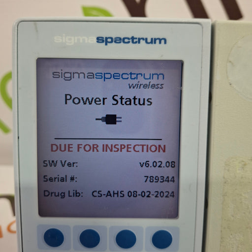 Baxter Baxter Sigma Spectrum 6.02.08 without Battery Infusion Pump Infusion Pump reLink Online