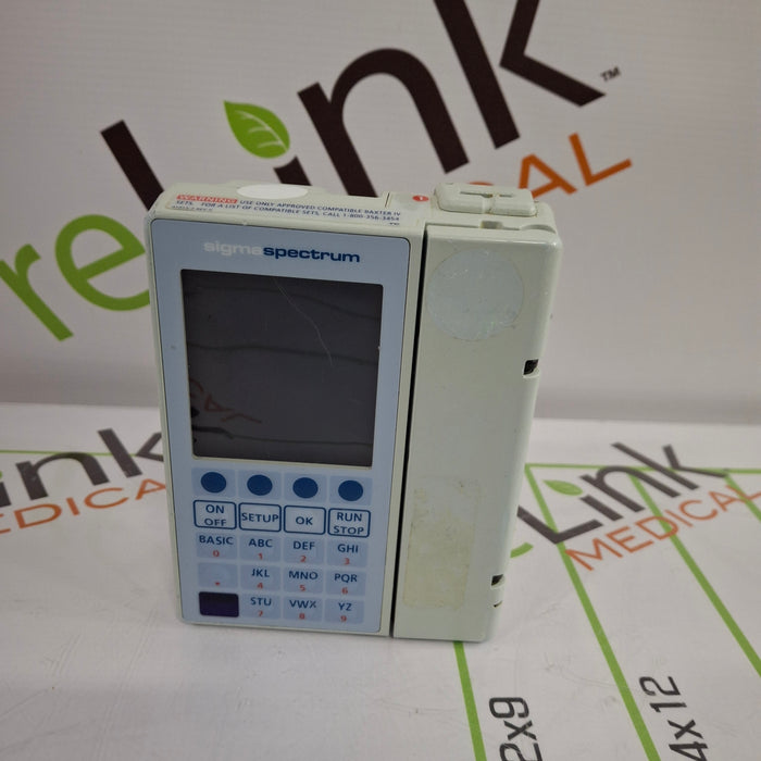 Baxter Sigma Spectrum w/Non Wireless or No Battery Infusion Pump