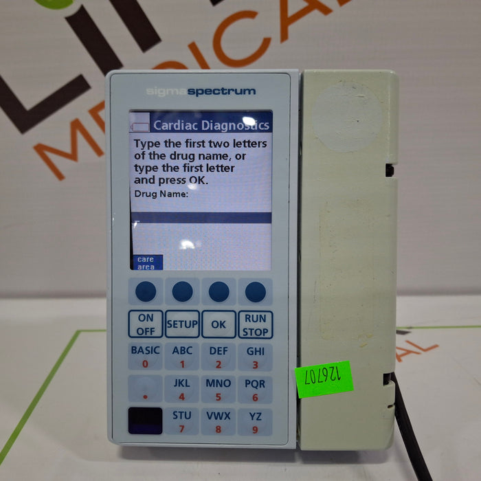 Baxter Sigma Spectrum w/Non Wireless or No Battery Infusion Pump