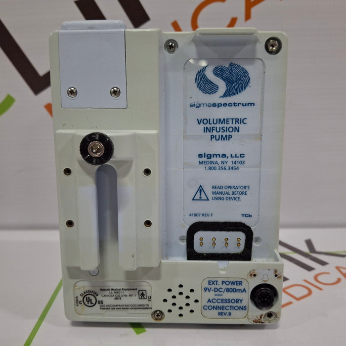 Baxter Sigma Spectrum w/Non Wireless or No Battery Infusion Pump