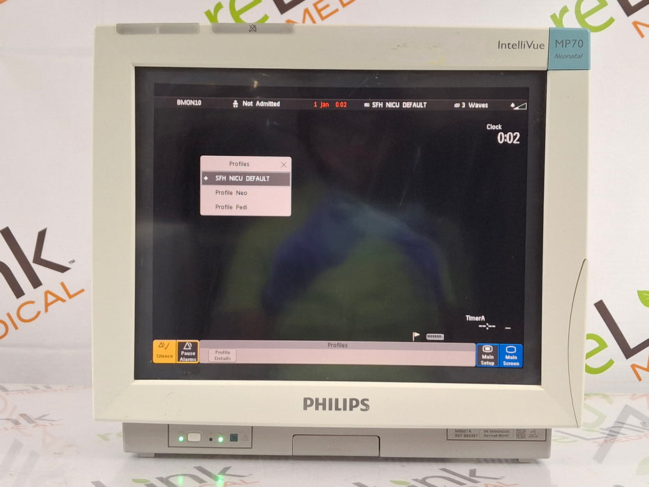 Philips Philips IntelliVue MP70 - Neonatal Patient Monitor Patient Monitors reLink Online