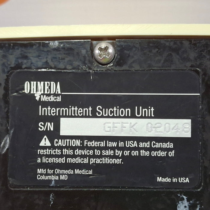 Ohmeda Medical 200 Intermittent Suction Unit