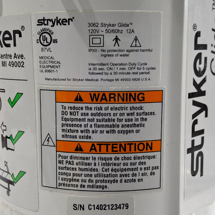Stryker Stryker Glide Blower Unit Beds & Stretchers reLink Online