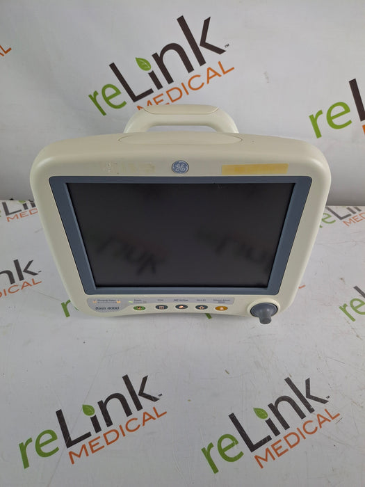 GE Healthcare Dash 4000 - Masimo SpO2 Patient Monitor