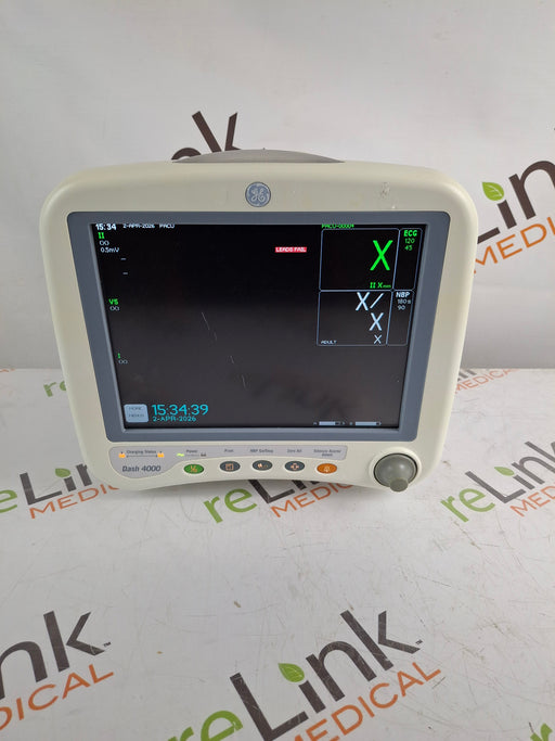 GE Healthcare GE Healthcare Dash 4000 - GE/Nellcor SpO2 Patient Monitor Patient Monitors reLink Online