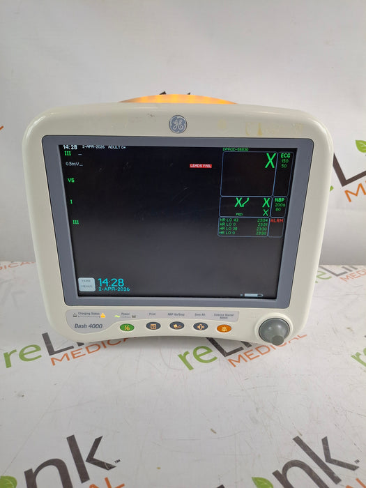 GE Healthcare GE Healthcare Dash 4000 - GE/Nellcor SpO2 Patient Monitor Patient Monitors reLink Online