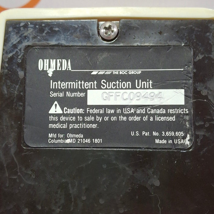 Ohmeda Medical Ohmeda Medical 200 Intermittent Suction Unit Respiratory reLink Online