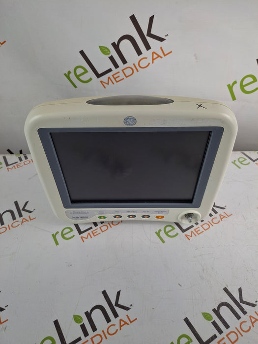 GE Healthcare Dash 4000 - Masimo SpO2 Patient Monitor