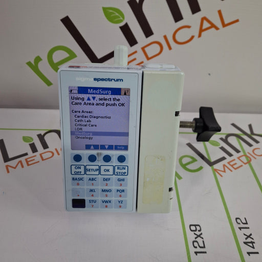 Baxter Baxter Sigma Spectrum 6.02.08 with B/G Battery Infusion Pump Infusion Pump reLink Online