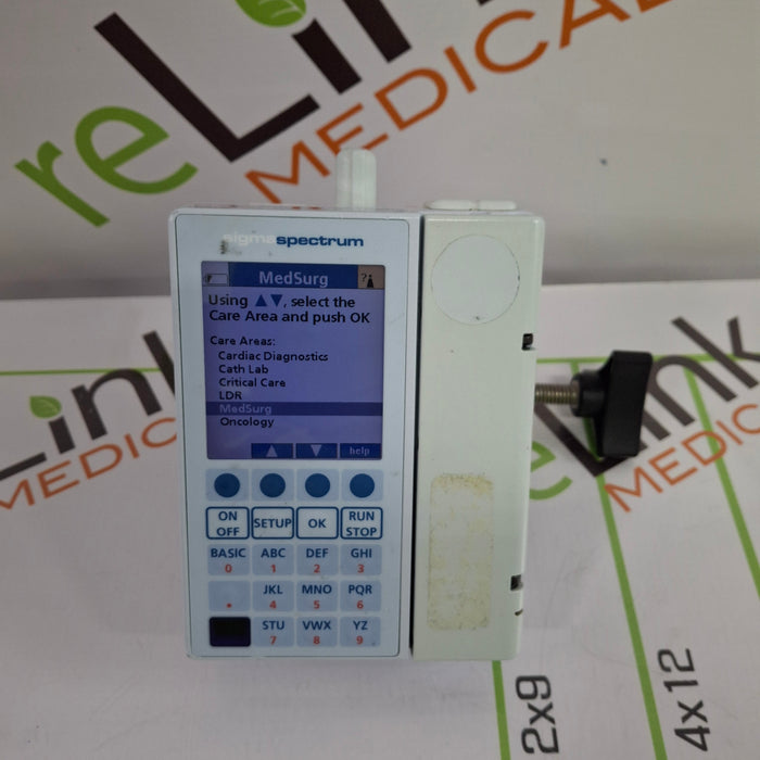 Baxter Sigma Spectrum 6.02.07 with B/G Battery Infusion Pump