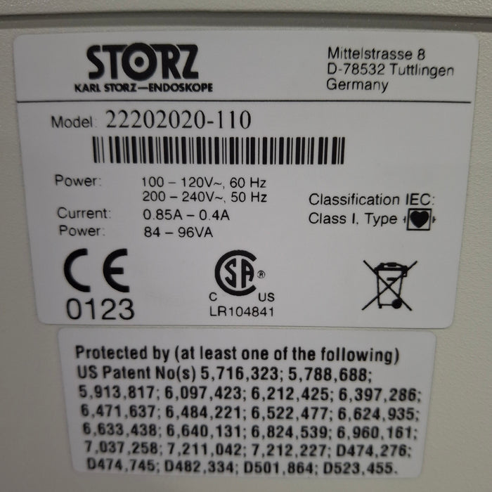 Karl Storz Image 1 Pure HD 222020 20 Video Endoscopy System