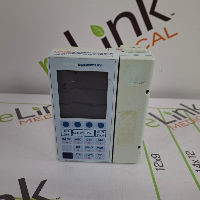 Baxter Sigma Spectrum w/Non Wireless or No Battery Infusion Pump