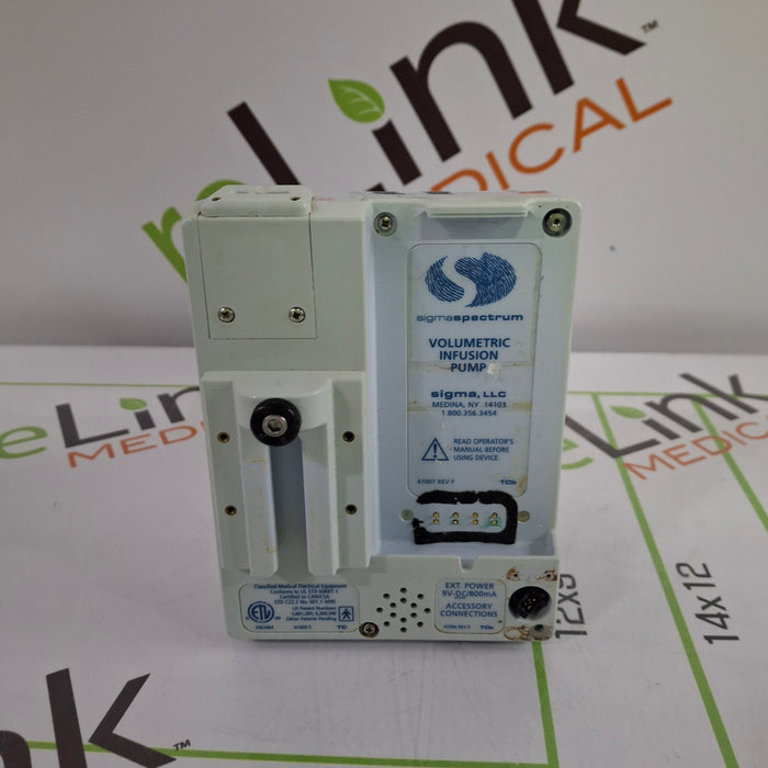 Baxter Sigma Spectrum w/Non Wireless or No Battery Infusion Pump