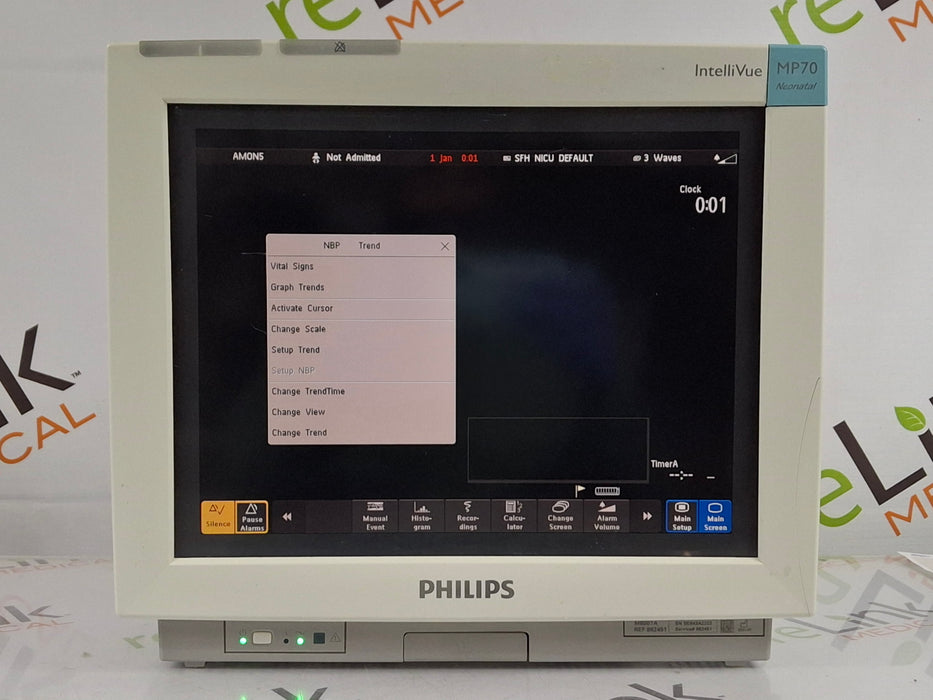 Philips Philips IntelliVue MP70 - Neonatal Patient Monitor Patient Monitors reLink Online