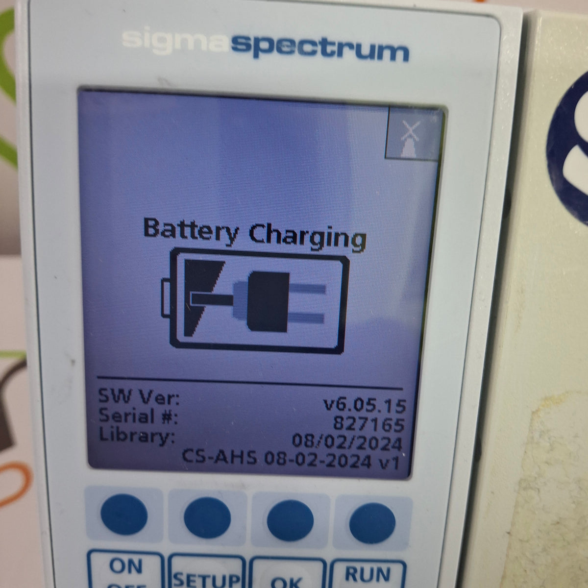 Baxter Sigma Spectrum 6.05.15 with A/B/G/N Battery Infusion Pump