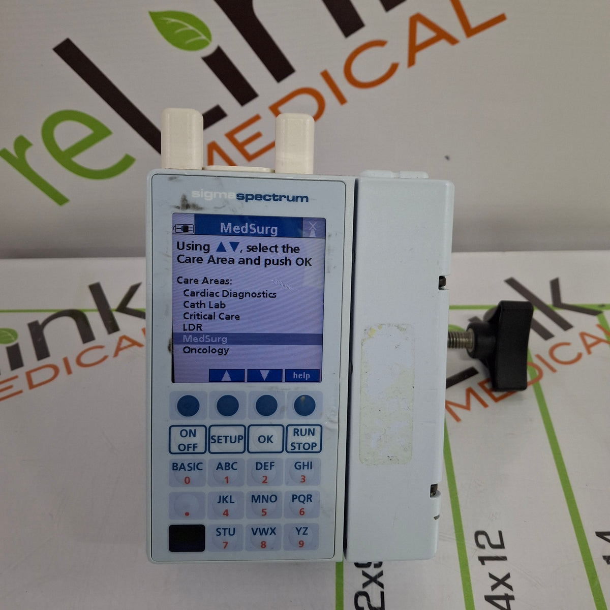 Baxter Sigma Spectrum 6.02.07 with A/B/G/N Battery Infusion Pump