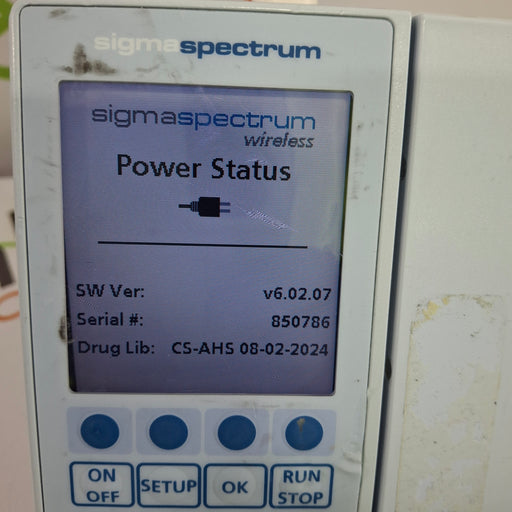 Baxter Baxter Sigma Spectrum 6.02.07 with A/B/G/N Battery Infusion Pump Infusion Pump reLink Online