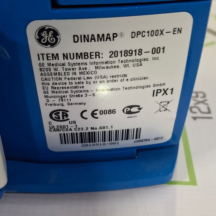 GE Healthcare Dinamap ProCare 100 Vital Signs Monitor