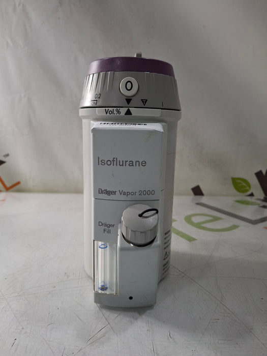 Draeger Medical Vapor 2000 Isoflurane Vaporizer