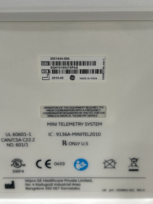 GE Healthcare 9136A-Minitel 2010 Mini Telemetry System