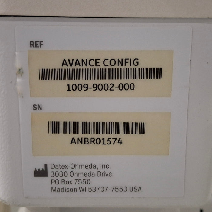 GE Healthcare S/5 Avance Anesthesia System