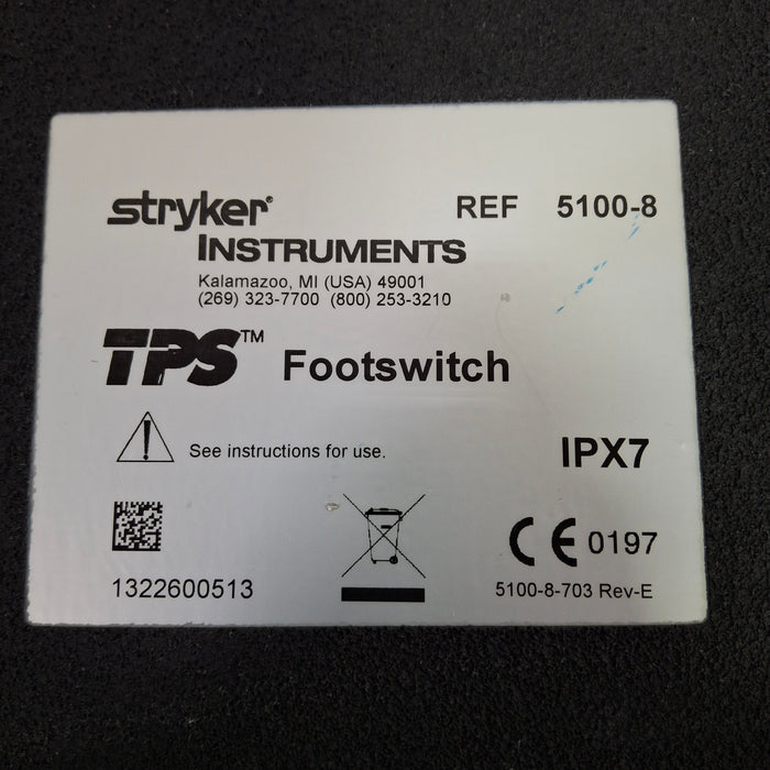 Stryker TPS 5100-8 Footswitch