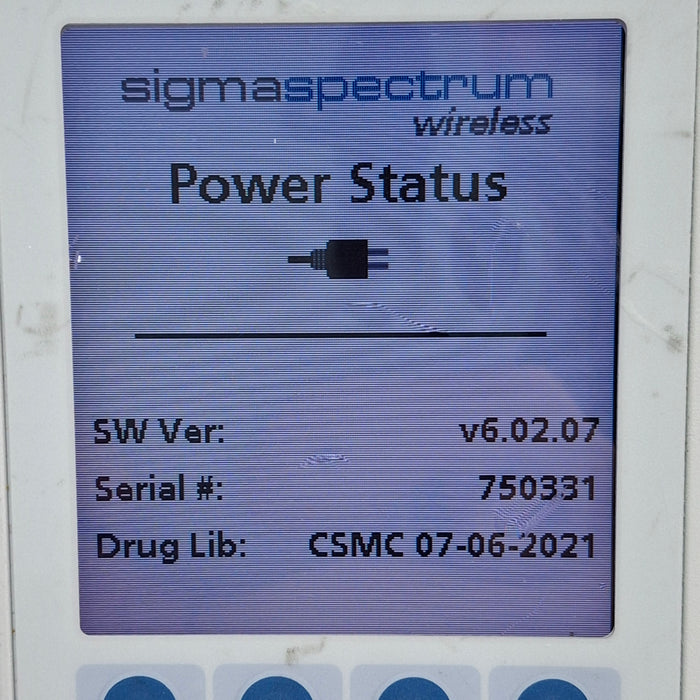 Baxter Baxter Sigma Spectrum 6.02.07 without Battery Infusion Pump Infusion Pump reLink Online