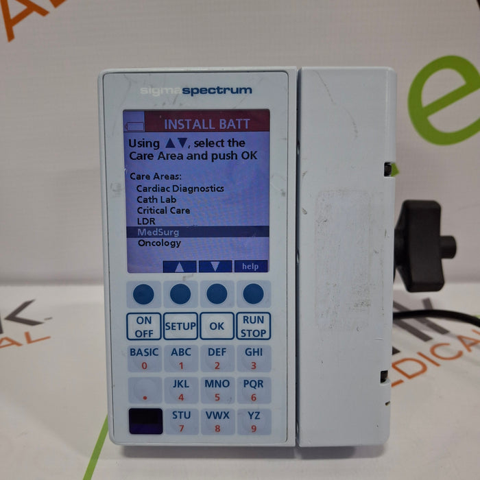 Baxter Baxter Sigma Spectrum 6.02.07 without Battery Infusion Pump Infusion Pump reLink Online