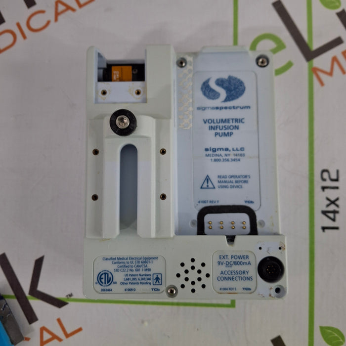 Baxter Sigma Spectrum w/Non Wireless or No Battery Infusion Pump