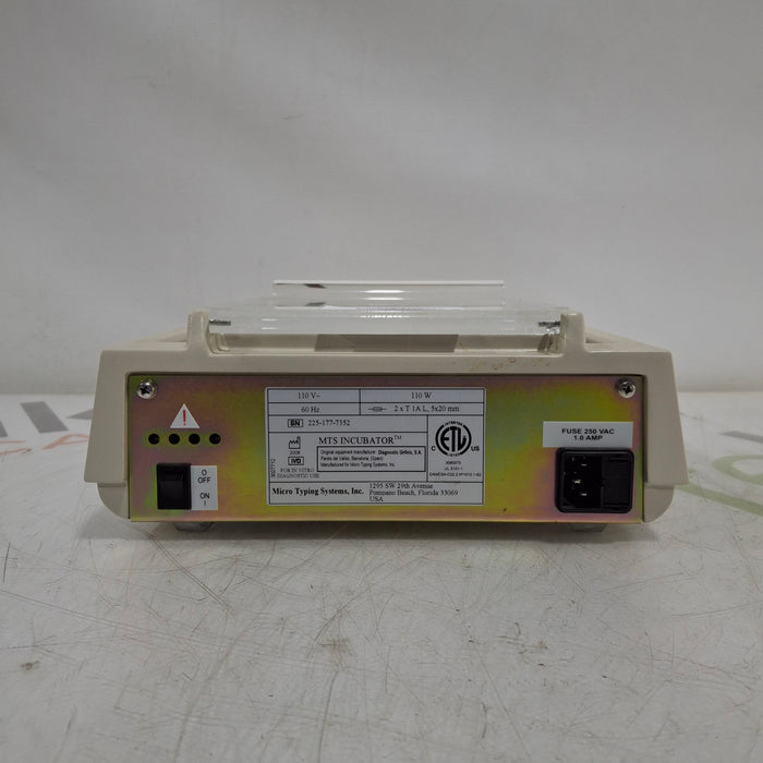 Ortho Clinical Diagnostics MTS Incubator