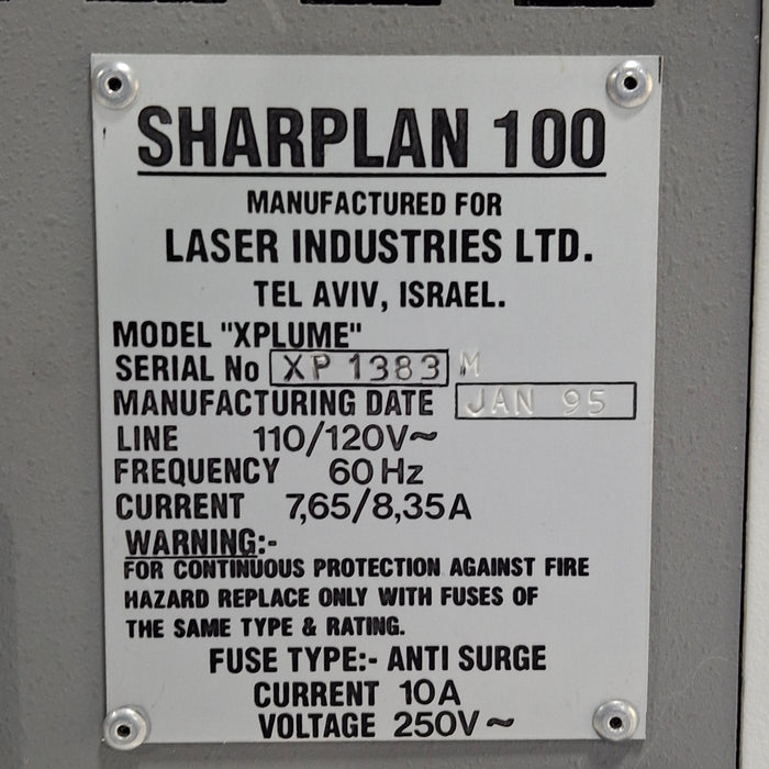 Sharplan XPlume Smoke Filtration System