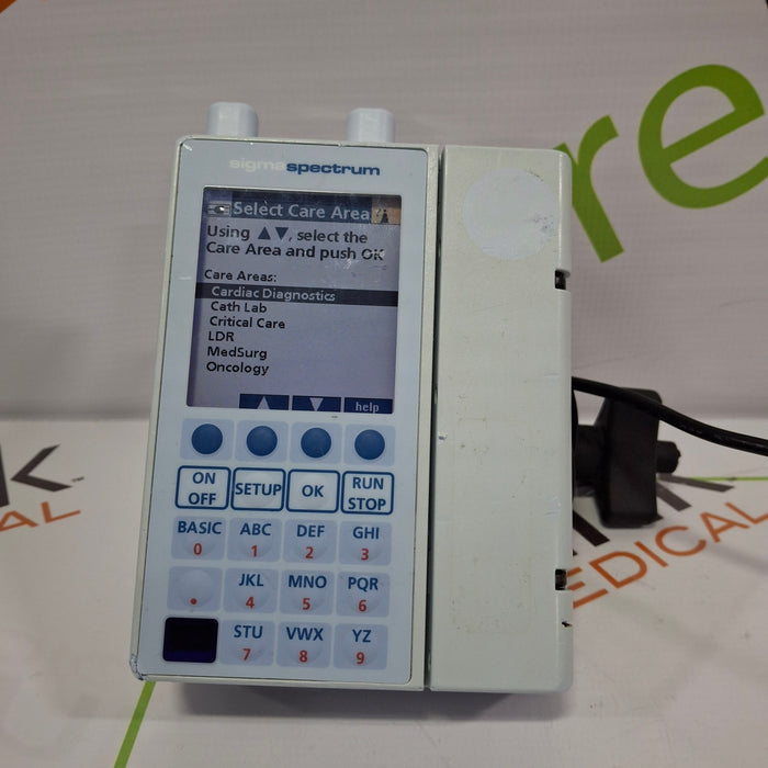 Baxter Sigma Spectrum 6.02.07 with A/B/G/N Battery Infusion Pump