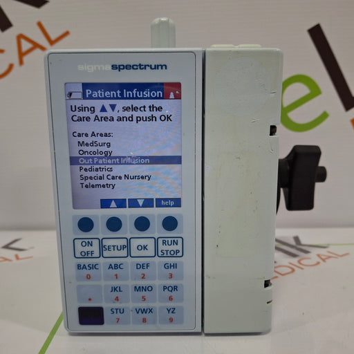 Baxter Baxter Sigma Spectrum 6.02.08 with B/G Battery Infusion Pump Infusion Pump reLink Online