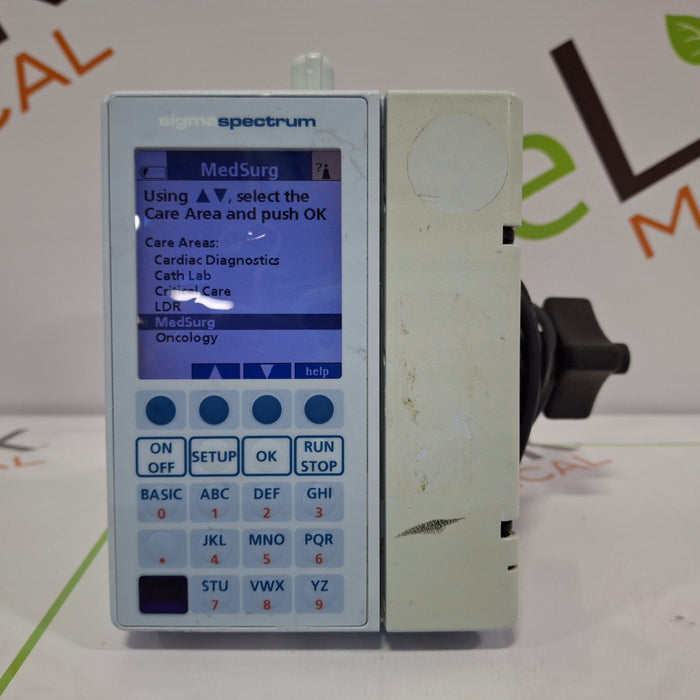 Baxter Sigma Spectrum 6.02.07 with B/G Battery Infusion Pump