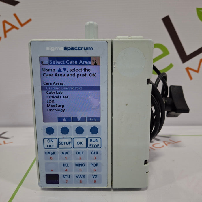 Baxter Sigma Spectrum 6.02.07 with B/G Battery Infusion Pump