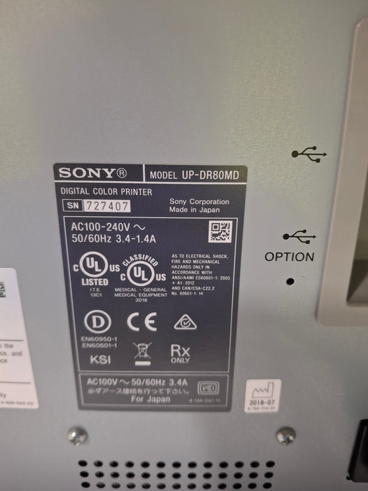 Sony UP-DR80MD Printer