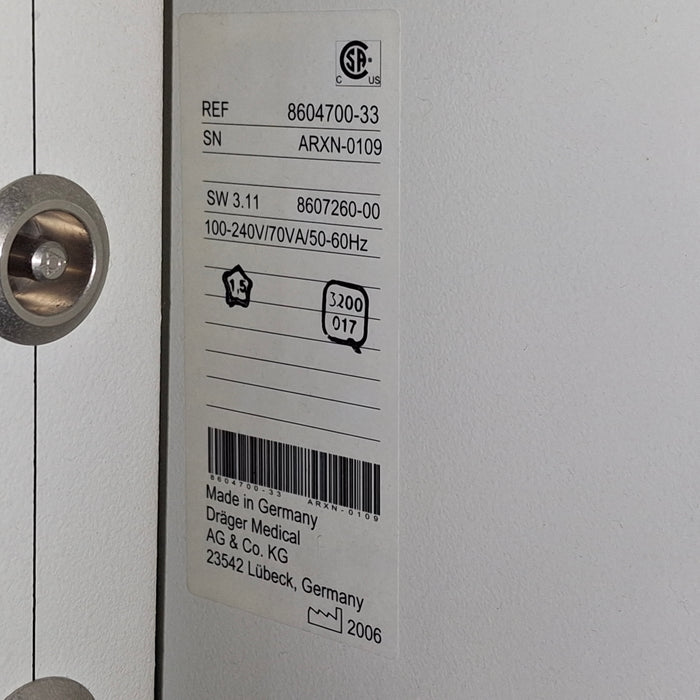 Draeger Medical Fabius GS Anesthesia Machine