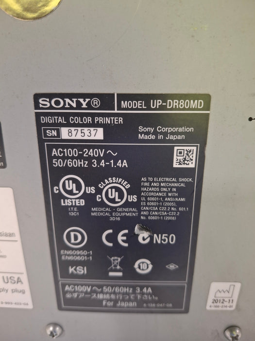 Sony Sony UP-DR80MD Printer Surgical Equipment reLink Online