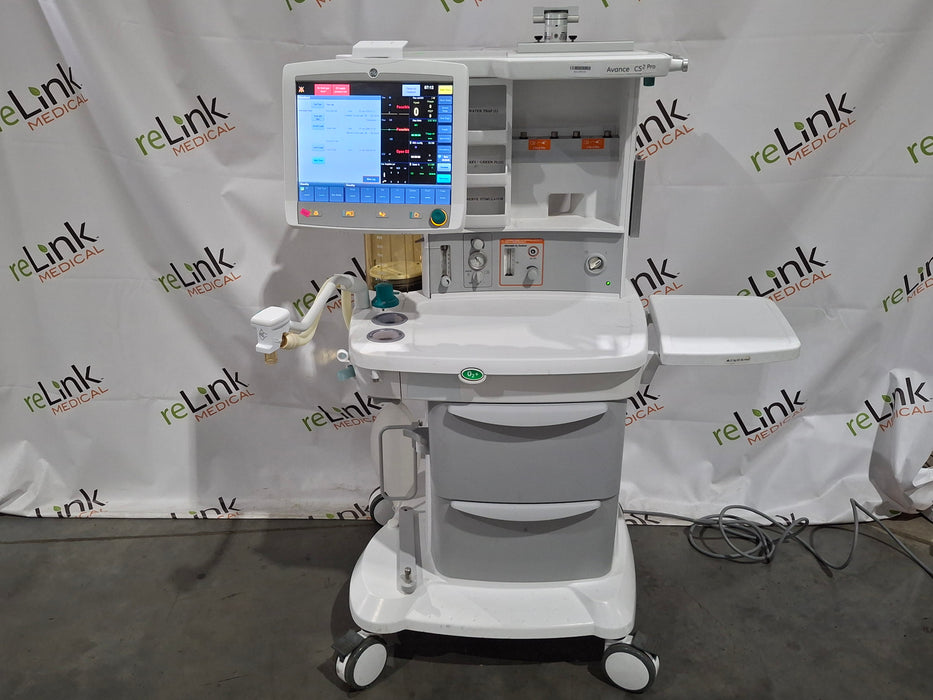 GE Healthcare Avance CS2 Anesthesia System